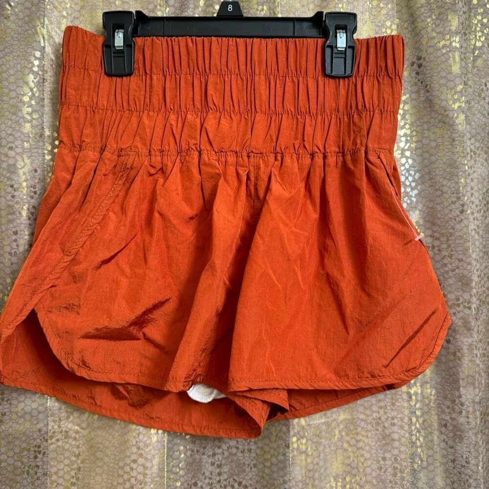 Free People Movement The Way Home Shorts Burnt Orange Small NWOT